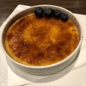 Creme brulee from Granada Bar & Grill