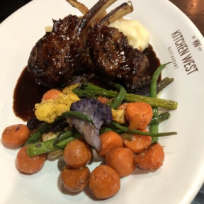 Lamb from Kitchen West Restaurant