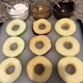 Making gluten-free Donut Apples