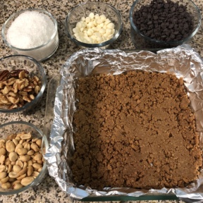 Gluten-free graham cracker crust for Layer Bars