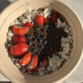 Gluten-free smoothie bowl from Scout