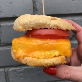 Gluten-free breakfast sandwich from The Post East