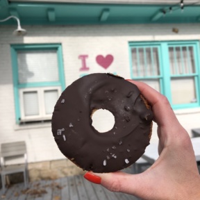 Gluten-free paleo chocolate chip donut from Five Daughters Bakery