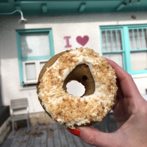 Gluten-free paleo coconut macroon donut from Five Daughters Bakery