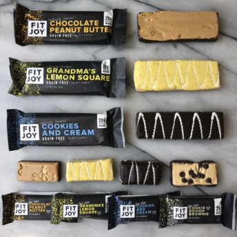 Gluten-free grain-free bars by FitJoy