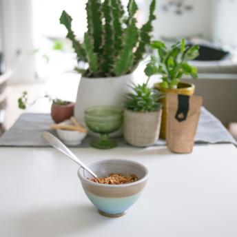 Delicious bowl of Nora's Kitchen Granola