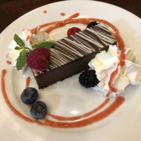 Flourless chocolate torte from Novo