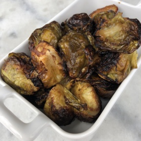 Gluten-free Brussels sprouts from Gratitude Kitchen & Bar