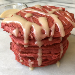 Vegan Red Velvet Pancakes