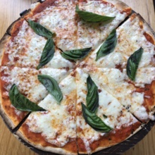 Gluten-free Margherita pizza from Rocco & Simona
