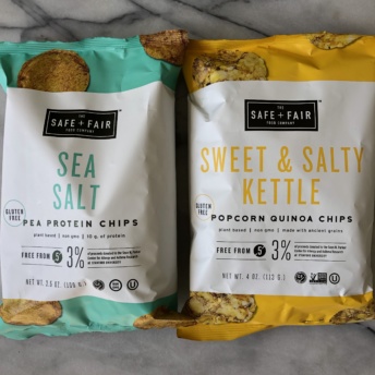 Quinoa and protein chips by Safe + Fair