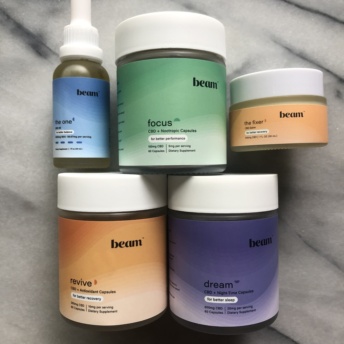 Gluten-free CBD products by Beam