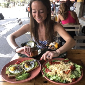 Jackie at Ojo de Agua in Mexico