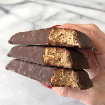 Stack of gluten-free bars by Vicia
