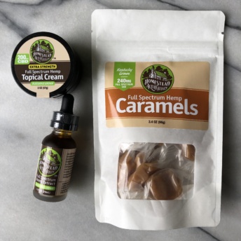 CBD products by Laura's Mercantile