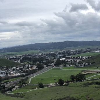 View from hiking in San Luis Obispo