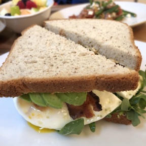 Egg sandwich from Nourish