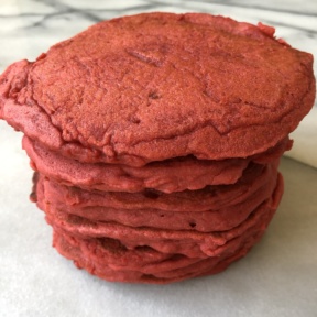 Gluten-free Red Velvet Pancakes