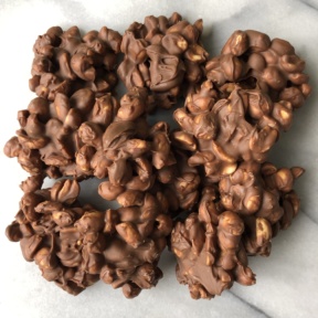 Pile of Chocolate Peanut Clusters