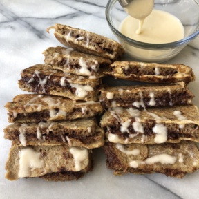 Gluten-free dairy-free Cinnamon Roll French Toast Sticks