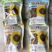 All seed savory crisps by Ella's Flats