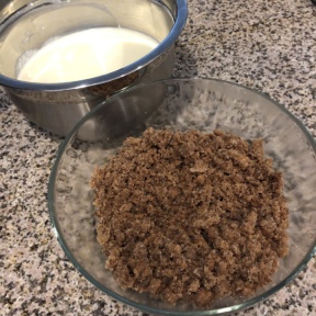 Making gluten-free Snickerdoodle Cheesecake