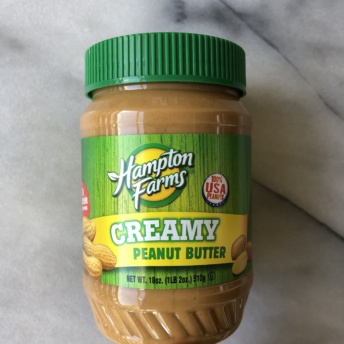 Peanut butter from Hampton Farms