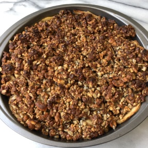 Gluten-free grain-free Granola Apple Crisp
