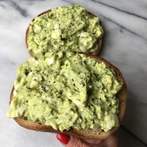 Toasting to this Avocado Egg Salad Sandwich