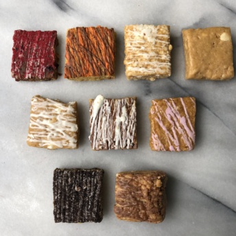 Gluten-free mini bars by JIMMYBARS