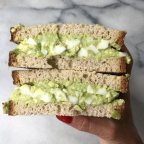 Paleo Avocado Egg Salad Sandwich