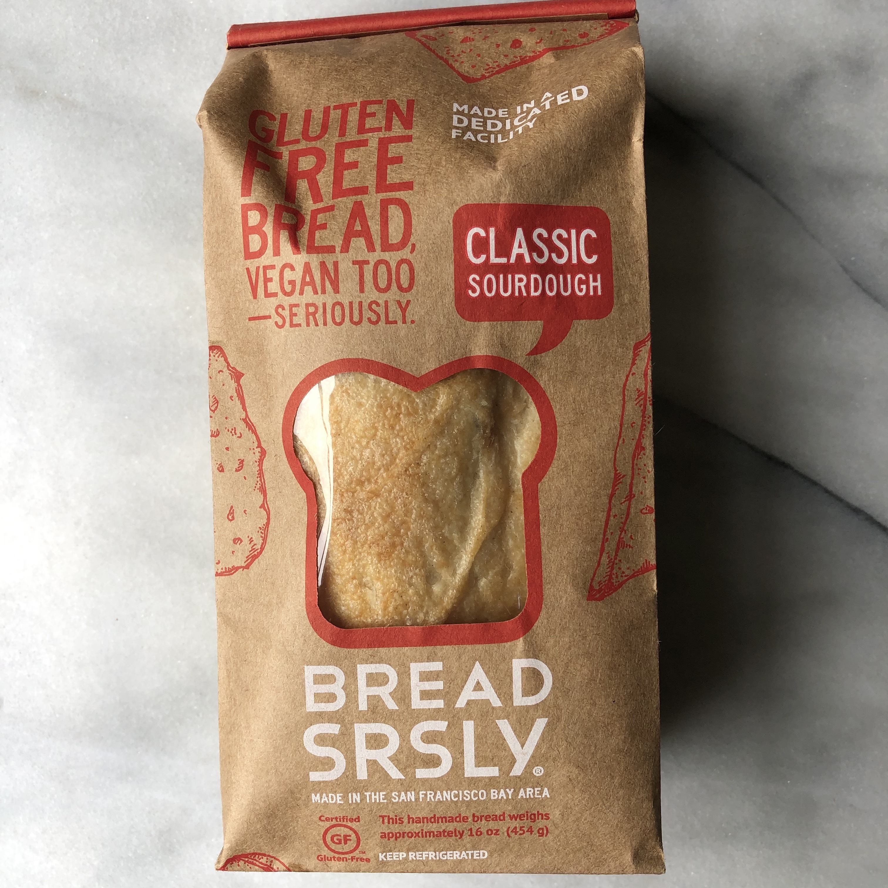 Bread SRSLY Gluten Free Follow Me