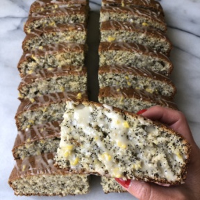 Delicious gluten-free Lemon Poppy Seed Loaf