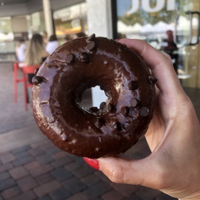 Gluten-free chocolate donut from JOi Cafe