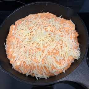 Buffalo Dip ready for the oven