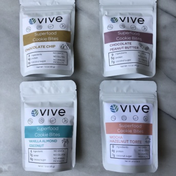 Gluten-free cookie bites by Vive