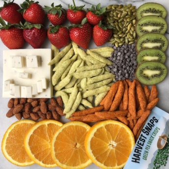 Gluten-free snack platter with Harvest Snaps