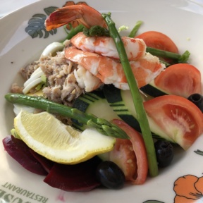 Crab & shrimp salad from The Warehouse Restaurant
