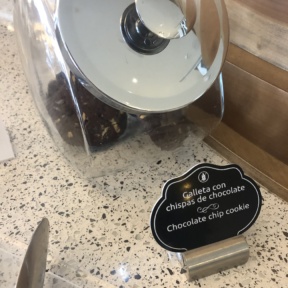 Gluten-free double chocolate cookie from Blanc Cafe