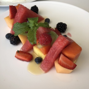 Fruit salad from Le Blanc Room Service