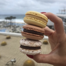 Gluten-free macarons from Blanc Cafe