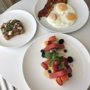 Gluten-free breakfast from Le Blanc Room Service