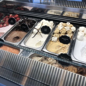 Ice cream from Blanc Cafe