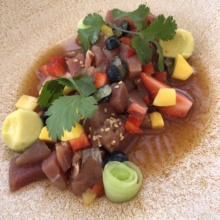 Tuna ceviche from Blanc Ocean