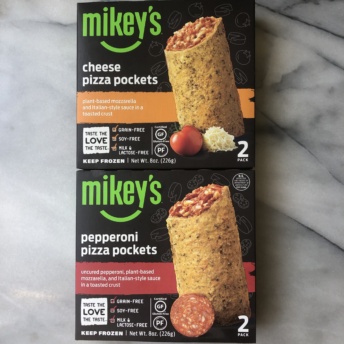 Paleo pizza pockets by Mikey's