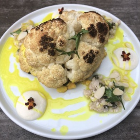 Roasted cauliflower from Makani