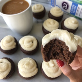 Eating Coffee Chocolate Cupcakes