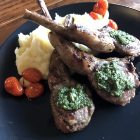 Lamb chops from Avalon Gastro Pub