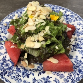 Watermelon salad from Makani