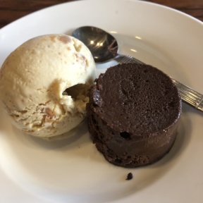 Flourless chocolate cake from Avalon Gastro Pub